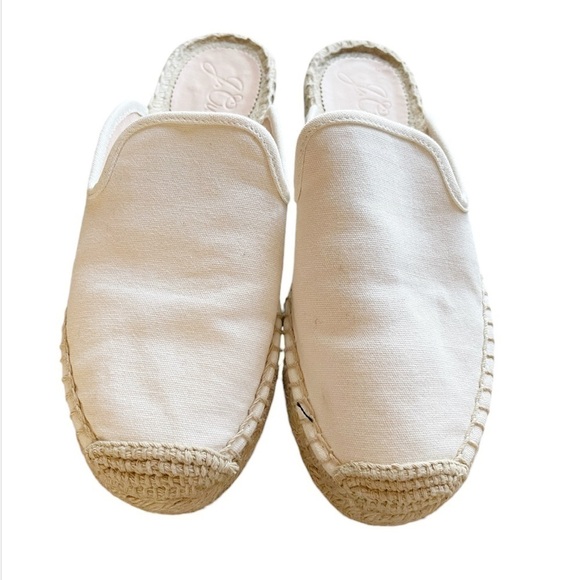 J. Crew Canvas Espadrille Mules - Picture 2 of 6